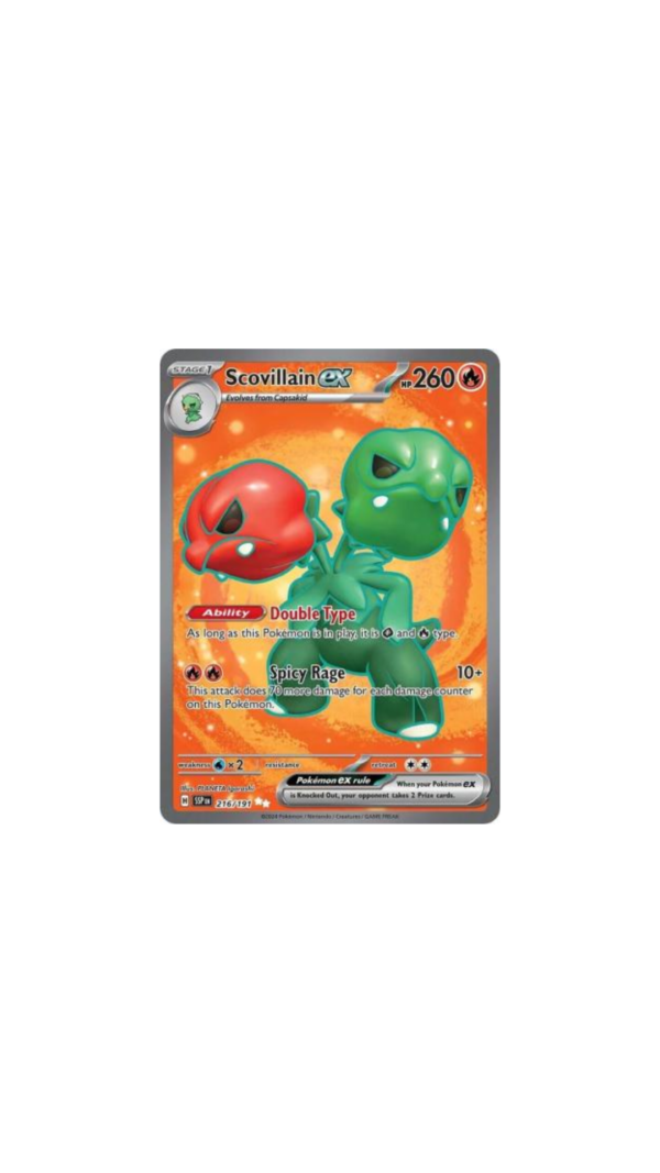 Scovillain ex - 216/191 - Full Art Secret Rare (EN)