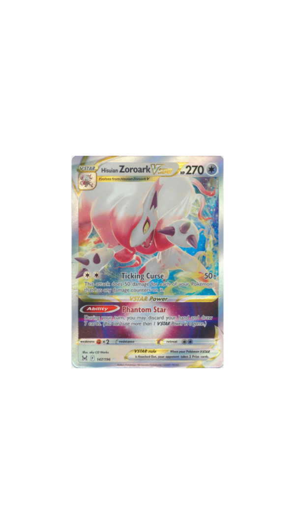 Hisuian Zoroark VSTAR - 147/196 - Ultra Rare (EN)