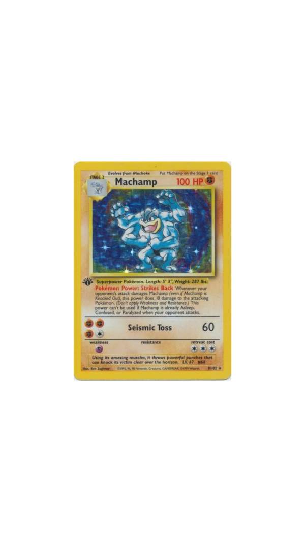 Machamp - 8/102 - Holo 1st Edition (ES)