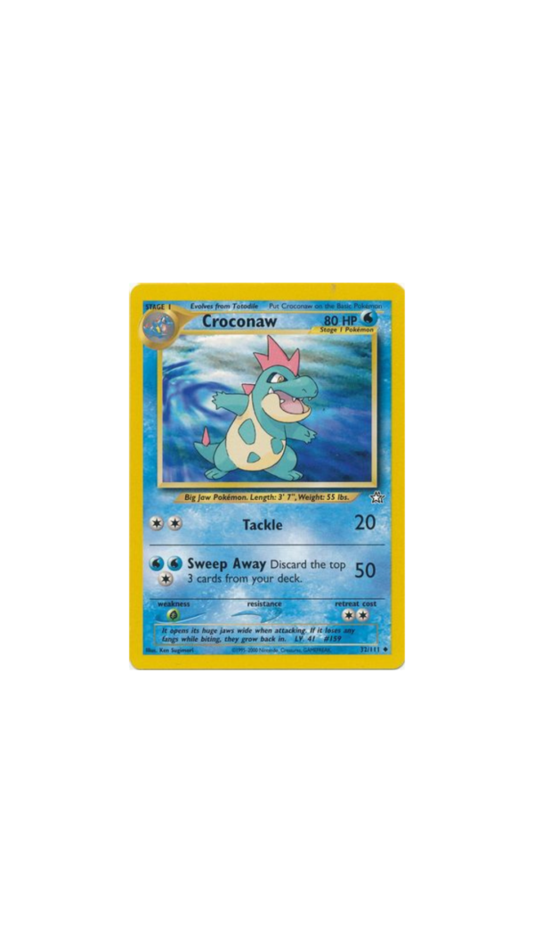 Croconaw - 32/111 - Uncommon Unlimited (EN)