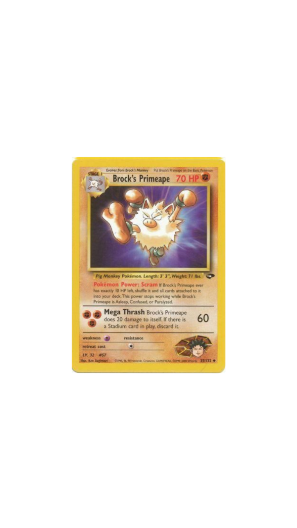 Brock's Primeape - 35/132 - Uncommon Unlimited (EN)